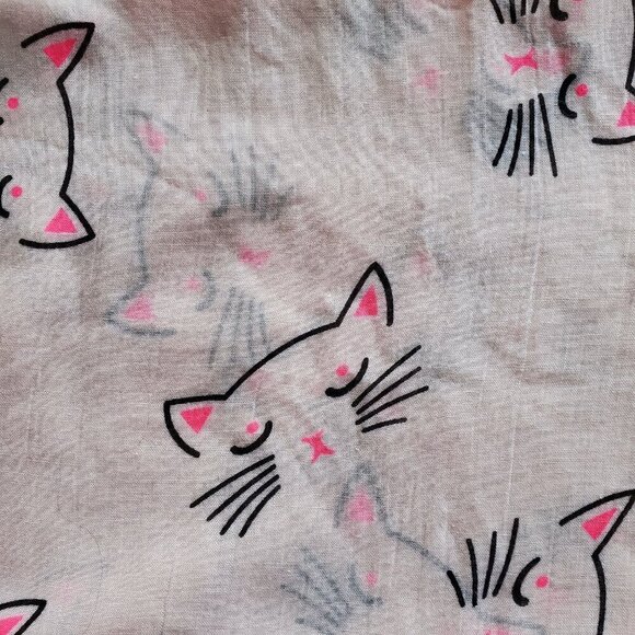 Lina Lily Cute Cat Print Boho Infinity Scarf Gift Accessories Fun Cat Lady - Picture 7 of 10